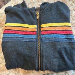 Women’s aviator nation zip up sweatshirt